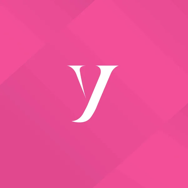 Y シングル文字ロゴ — ストックベクタ