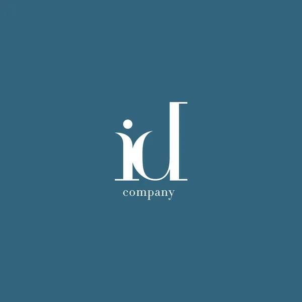 Jag & D brev logotyp — Stock vektor