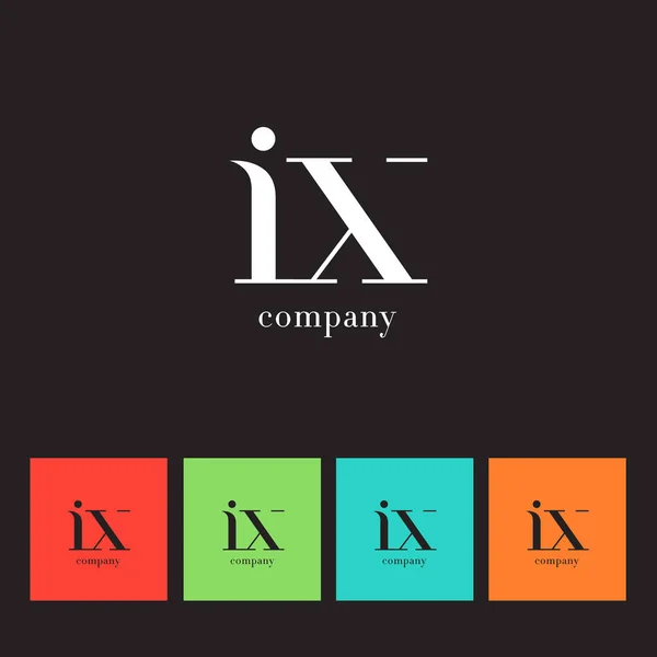 Jag & X brev logotyp — Stock vektor