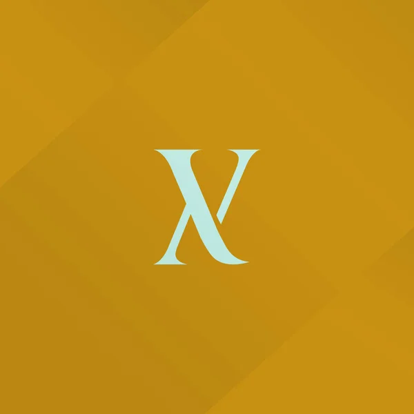 X bokstav logotyp — Stock vektor