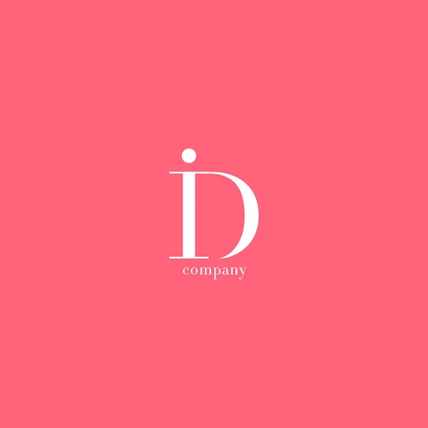 Jag & D brev logotyp — Stock vektor