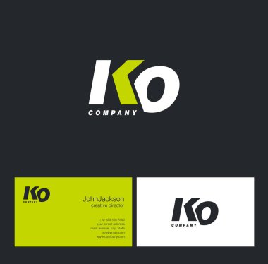 K ve O mektup Logo  