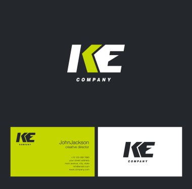 K ve E mektup Logo  