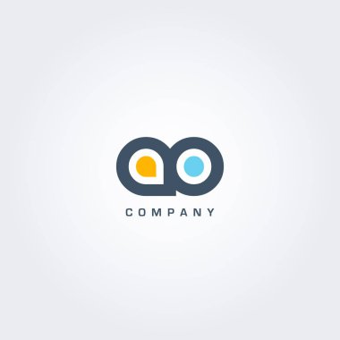 Karışık ortak mektup Logo Simge  