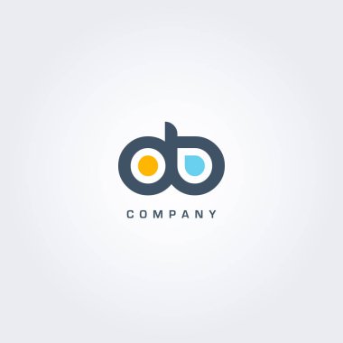 Karışık ortak mektup Logo Simge  