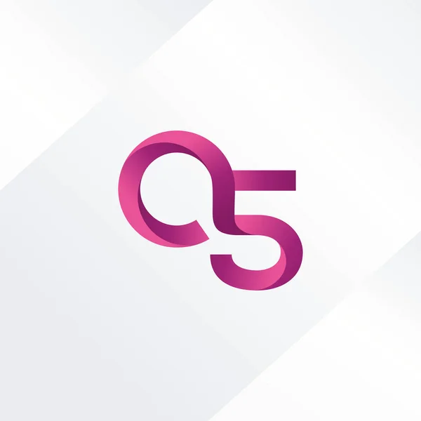 Litery i liczby logo A5 — Wektor stockowy