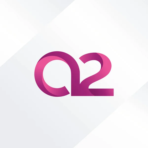 Γράμματος και αριθμού λογότυπο A2 — Διανυσματικό Αρχείο