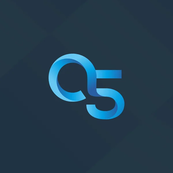 Γράμματος και αριθμού λογότυπο A5 — Διανυσματικό Αρχείο