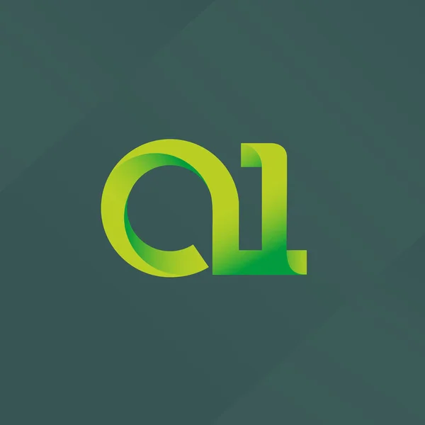 Γράμματος και αριθμού λογότυπο A1 — Διανυσματικό Αρχείο