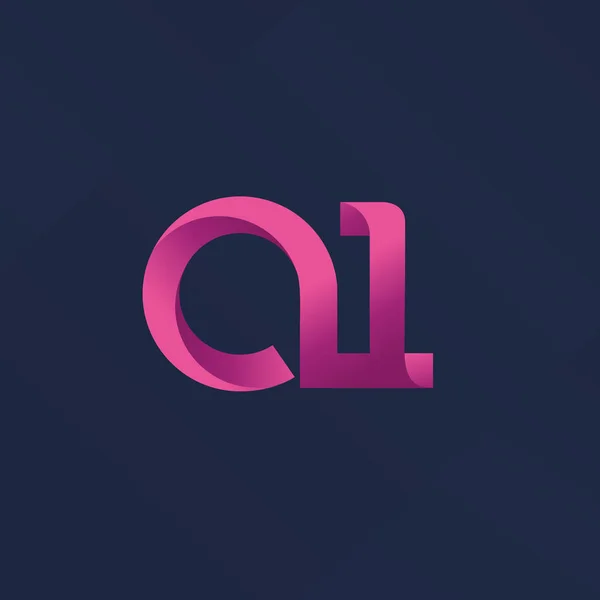 Літера і номерний логотип A1 — стоковий вектор
