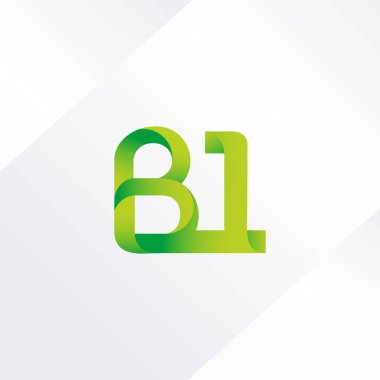 Harf ve sayı logosu B1