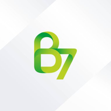 Harf ve sayı logosu B7