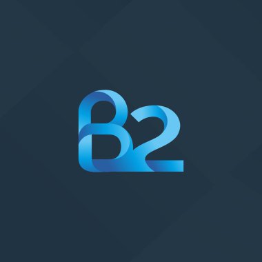 Harf ve sayı logosu B2