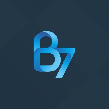 Harf ve sayı logosu B7