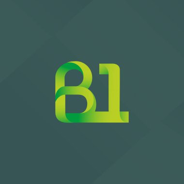 Harf ve sayı logosu B1