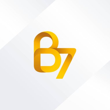 Harf ve sayı logosu B7