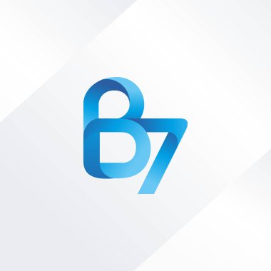 Harf ve sayı logosu B7