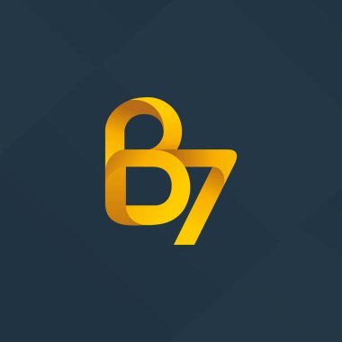 Harf ve sayı logosu B7
