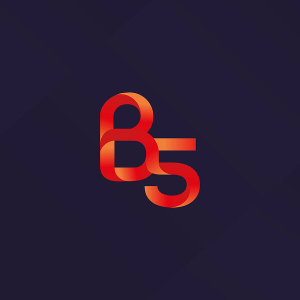 Буква и логотип номера B5
