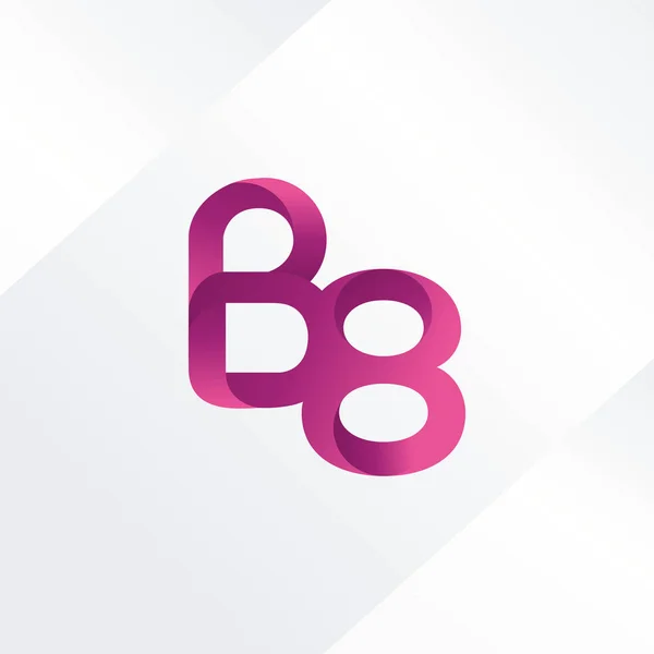 Lettera e numero logo B8 — Vettoriale Stock