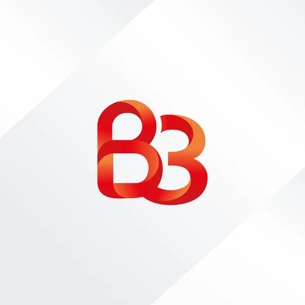 Harf ve sayı logosu B3 — Stok Vektör