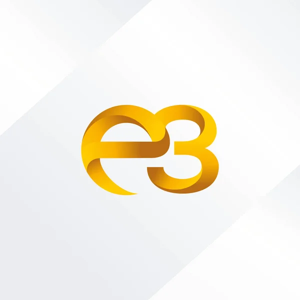 Логотип літери та номера — стоковий вектор