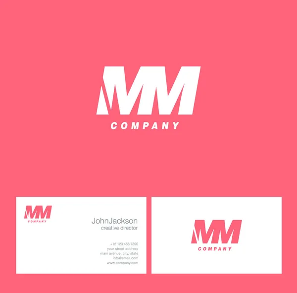 Logotipo de letra M & M —  Vetores de Stock