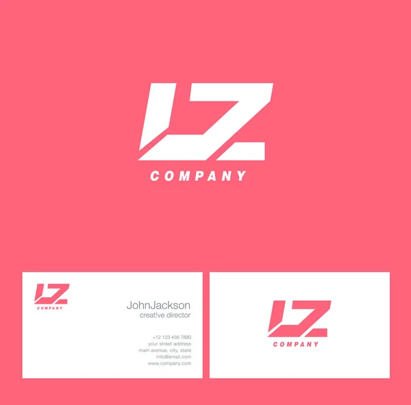 L & Z brief Logo — Stockvector