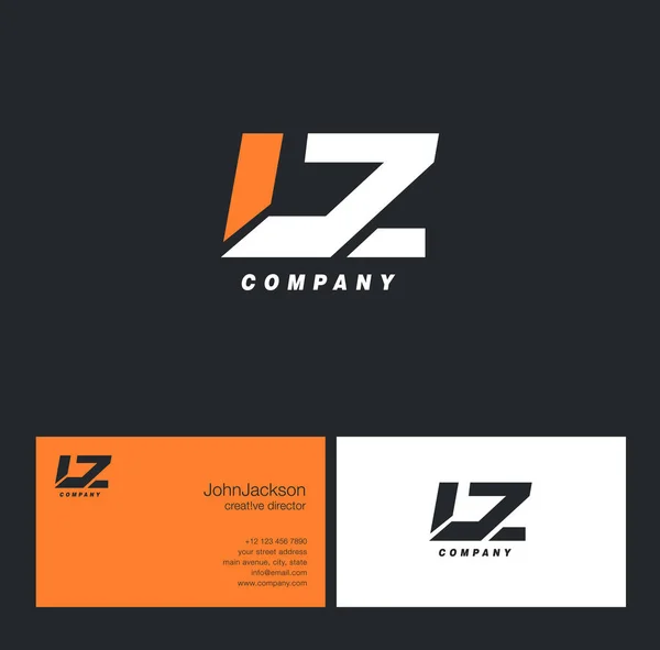L & Z brief Logo — Stockvector
