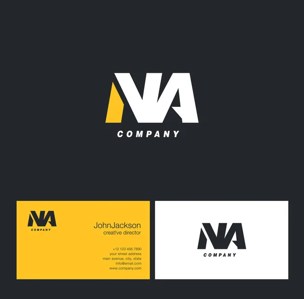 N & een brief-Logo — Stockvector