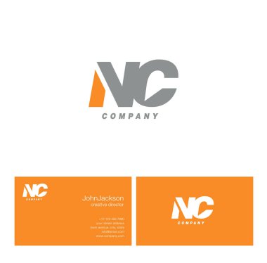 N ve C harfi Logo  