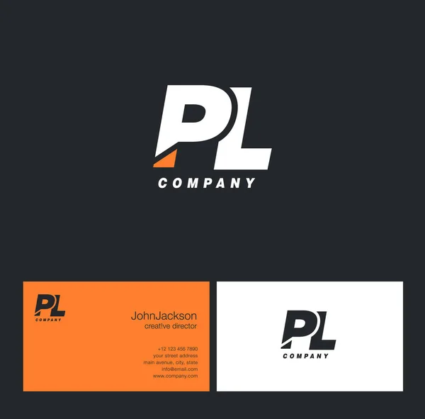 P & L brief Logo — Stockvector