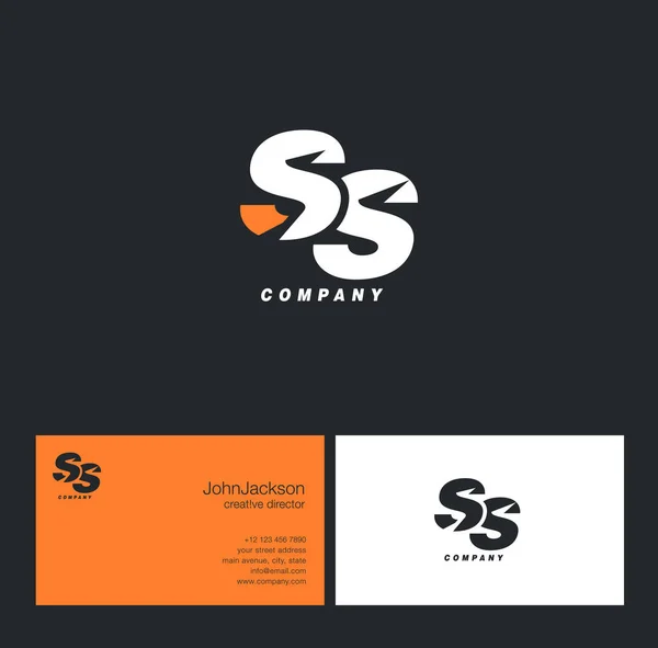 S & S Letter Logo – stockvektor