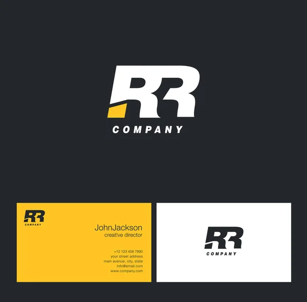 Logotipo da letra R & R —  Vetores de Stock