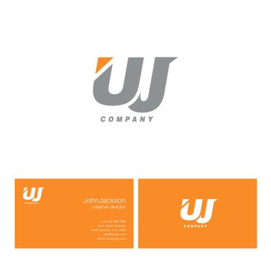 U ve J harfi Logo  