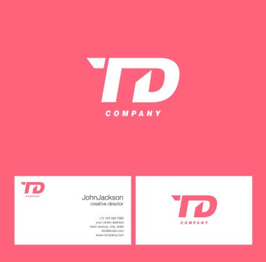 T ve D harfi Logo  
