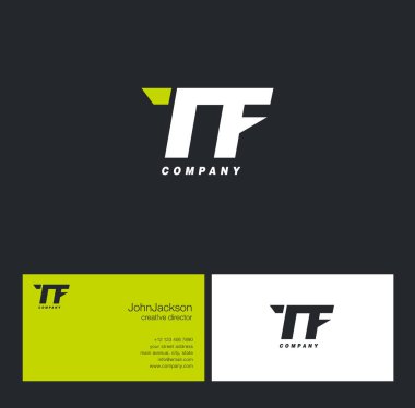 T ve F harf Logo  
