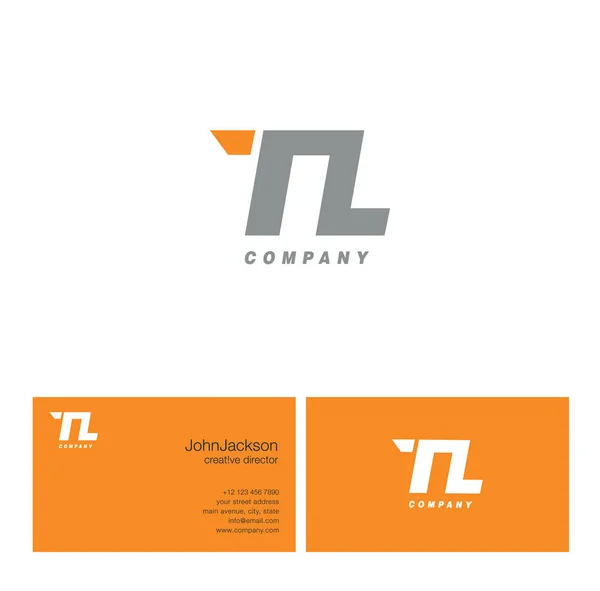 T & L Letter Logo — Stock Vector