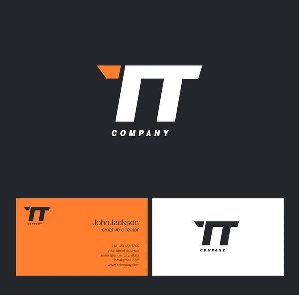 T & λογότυπο γράμμα T — Διανυσματικό Αρχείο
