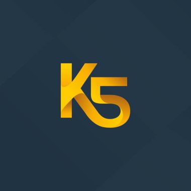 K harfi ve numara logosu 