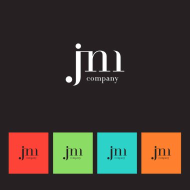 J ve M harfi logosu  