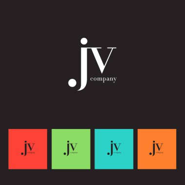 J ve V harfi Logo  