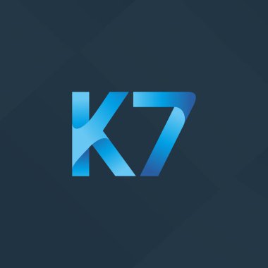 K harfi ve numara logosu 