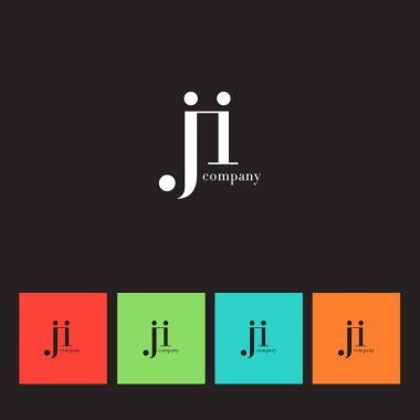 J ve ben Logo mektup  