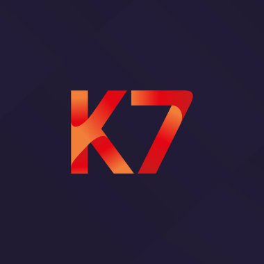 K harfi ve numara logosu 