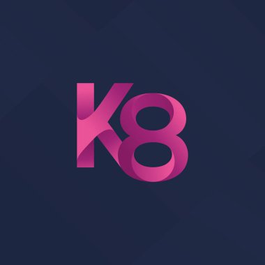 K harfi ve numara logosu 