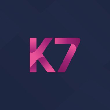 K harfi ve numara logosu 