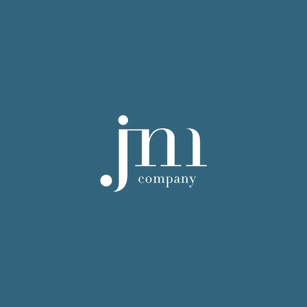 Logo de lettre J & M — Image vectorielle