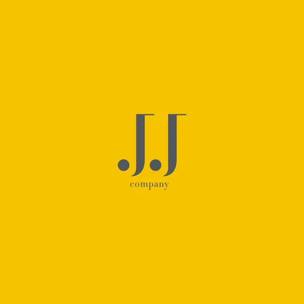 J & J brev logotyp — Stock vektor