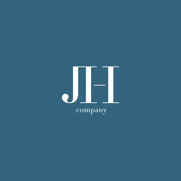 J & H Letter Logo — Stock Vector